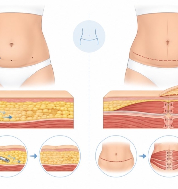 abdominal surgery at an international aesthetic hospital