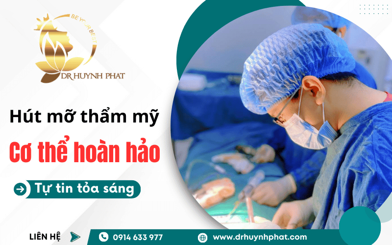 các vùng trên cơ thể có thể hút mỡ